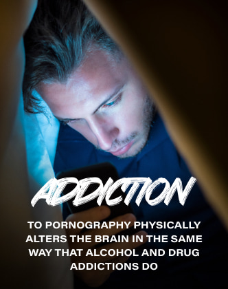 Addiction to pornography physically alters the brain in the same way that alcohol and drug addictions do